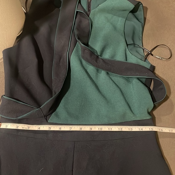 Vince Camuto blue and green colorblocked full length jumpsuit - Picture 5 of 6